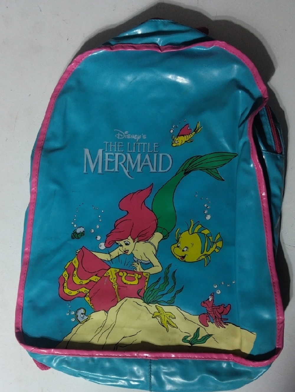 Disney Ariel & Friends Blue and Pink Mermaid Backpack
